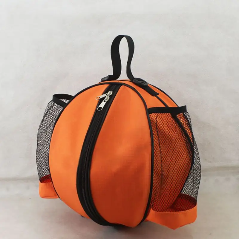 Баскетбольная сумка, бутылка для воды, мяч, упаковка, футбольные спортивные сумки, футбольный комплект для детей, водонепроницаемый волейбольный баскетбольный рюкзак - Цвет: Оранжевый