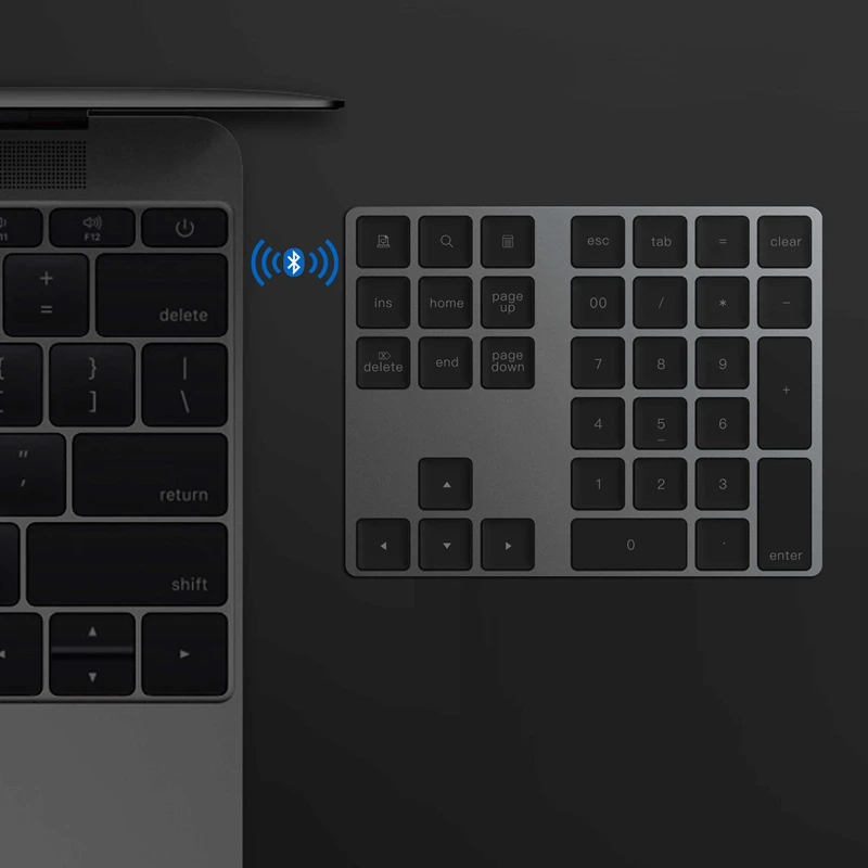 Bluetooth 3 0 Беспроводная цифровая клавиатура 34 клавиши для учета Теллер Windows IOS Mac OS