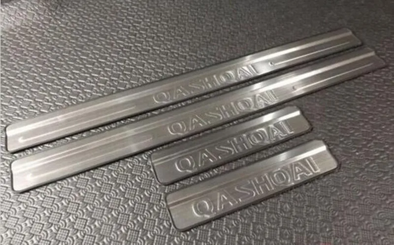 

Car styling For Nissan QASHQAI J10 2007 2008 2009 2010 2012 2013 stainless steel door sill strip accessories Welcome pedal Trim