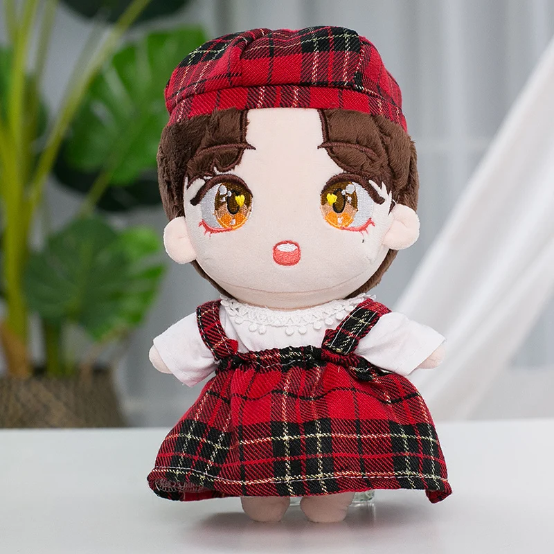 Doll Clothes for 20cm Idol Dolls Baby Doll Lovely Outfit Skirt Stuffed Toy for Korea Star Kpop EXO Dolls Accessories 19
