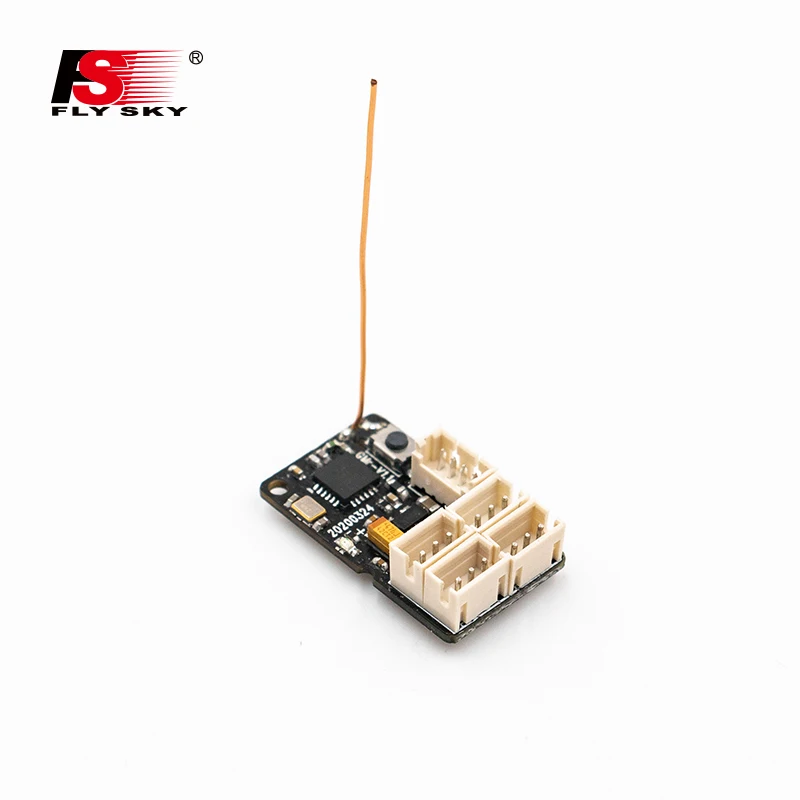 

FLYSKY GMR 2.4G 4CH AFHDS3 Micro RC Receiver PWM 3.5-9V for Flysky PL18 NB4 NB4 Lite Radio Transmitter RC Vehicle Car Boat