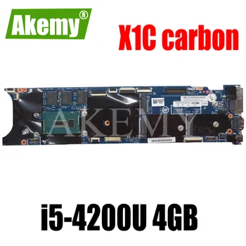 

SAMXINNO X1C Motherboard For Lenovo ThinkPad X1 X1C carbon Laotop Mainboard with i5-4200U CPU 4GB RAM