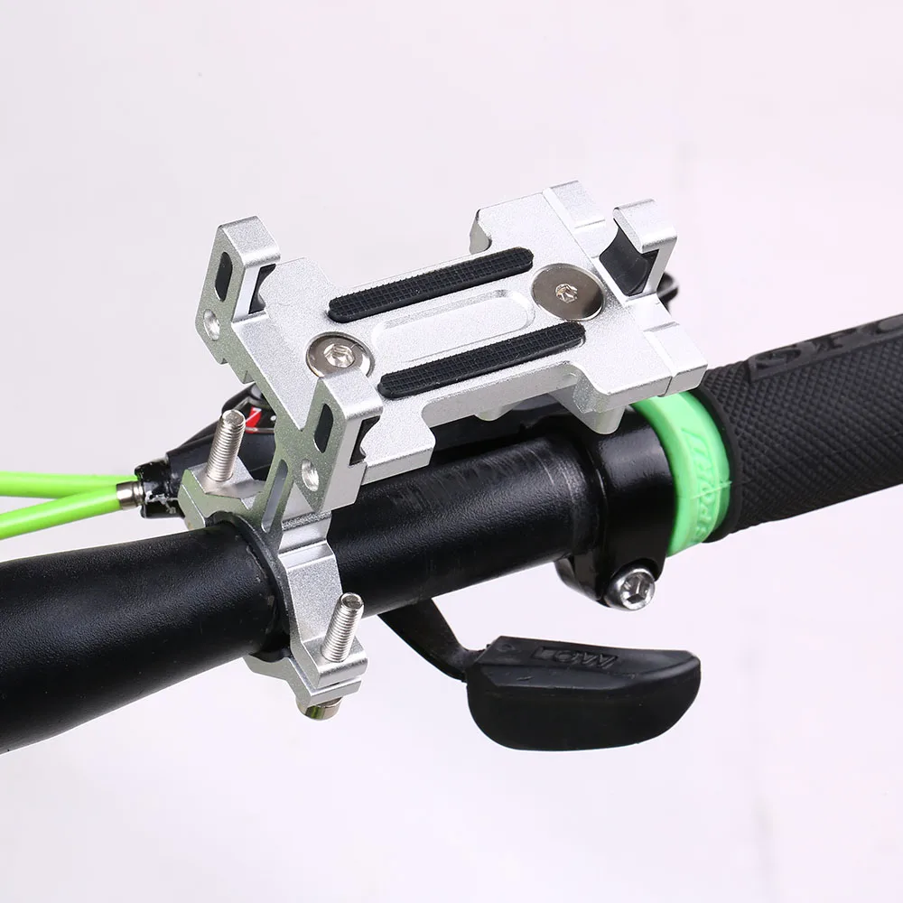 Велосипедный держатель для телефона MTB крепление для телефона Регулируемая велосипедная Колыбель 3,5 до 7 дюймов зажим для телефона вращающийся на 360 держатель для телефона