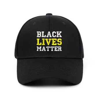 

BLACK LIVES MATTER dad hat for men cotton embroidery baseball cap hip hop outdoor sports male snapback hat women hiphop cap bone