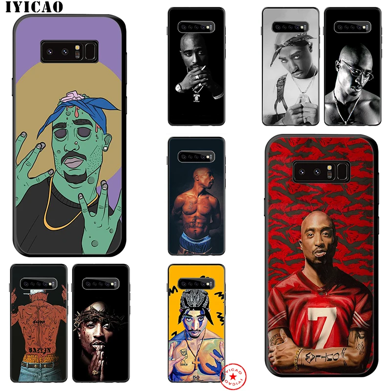 2 Pac Tupac Shakur Soft Case for Samsung Galaxy S10e S10 S9 S8 Note 8 9 10 Plus S6 S7 Edge TPU |