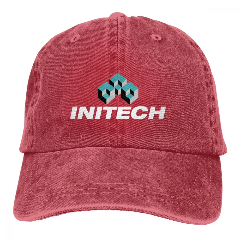 Initech Casquette натуральный унисекс Мужские Женские джинсовые бейсболка с ремешком кепки Регулируемый Гольф папа шляпа