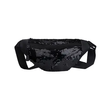 

2019 New Fashion Women Chest Bag Lady Sequins Glitter Waist Bag Fanny Messenger Shoulder Pack Pouch Hip Purse Satchel Gift