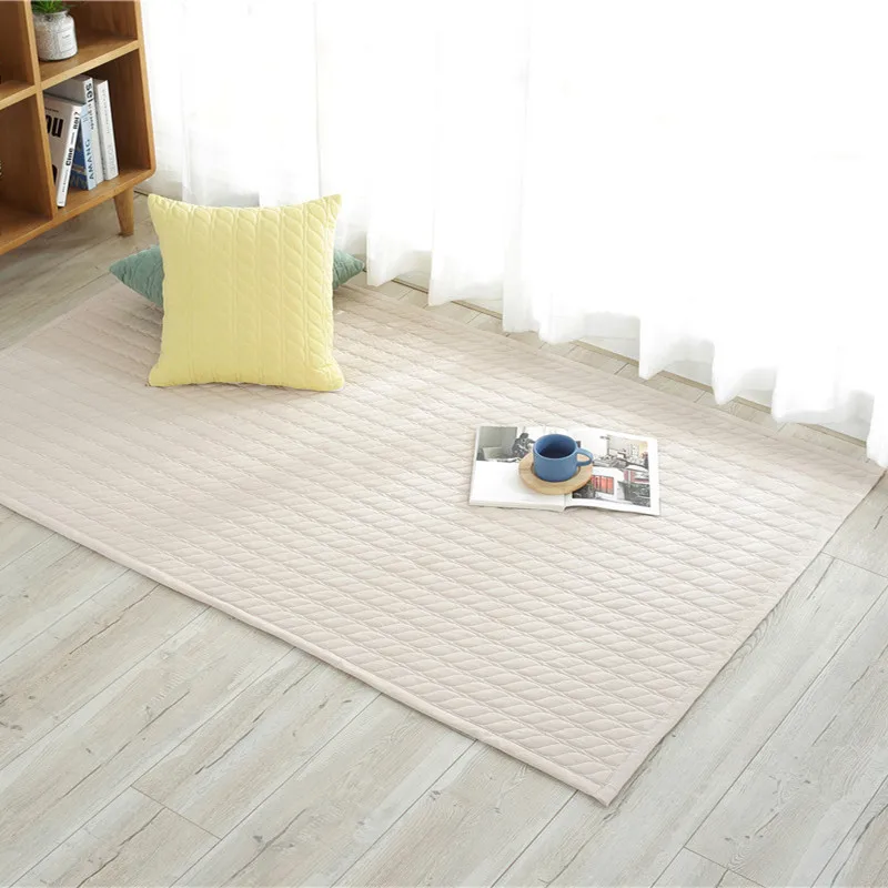 

Multi-Sizes Anti-slip Carpets, Fabric Quilted,Home Floor Mat,Sofa,Chairs, Area,Rugs,Living Room, Bedroom, Multi Sizes, 4 Seasons