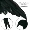 Simulation Black Crow Animal Model Artificial Crow Black Bird Raven Prop Scary Decoration For Party Supplies 18*10CM ► Photo 2/6