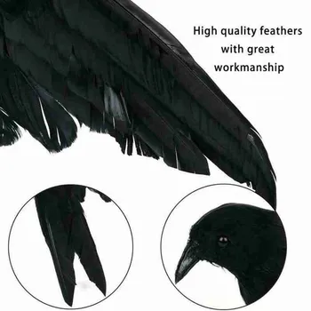 Моделирование черный ворона животных модель искусственные ворона...