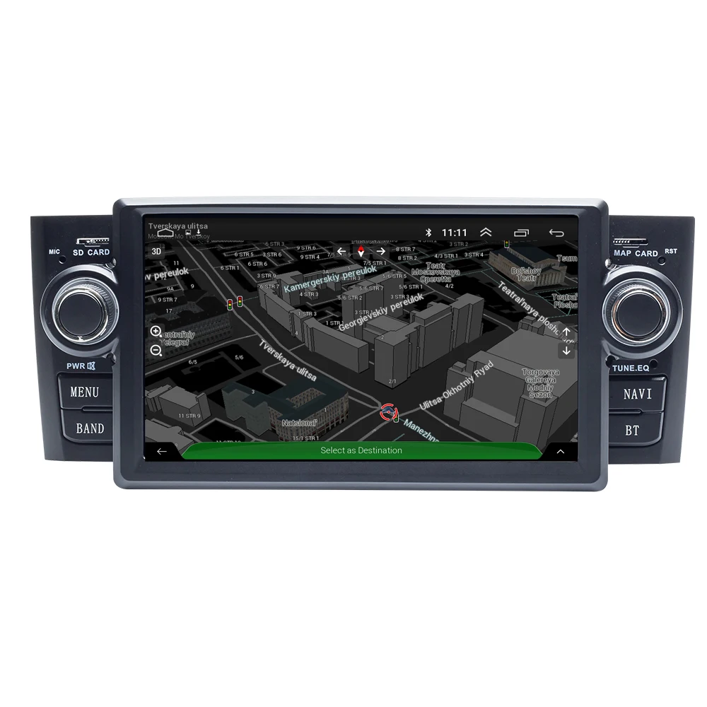 Discount DSP Android 9.0 Ram 4G 64G CAR GPS For Fiat Grande Punto Linea 2007-2012 dvd player radio navigation multimedia recorder 3
