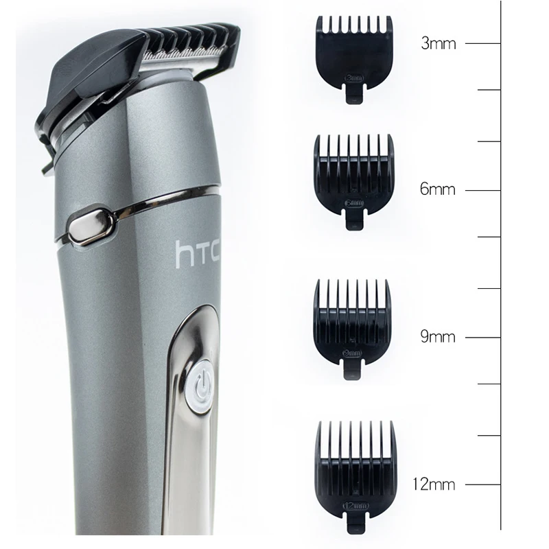 AIKIN htc 10 in 1 Multifunction Hair Trimmer Kit Rechargeable Hair Clipper/Nose  Trimmer/Shaver Two Colors