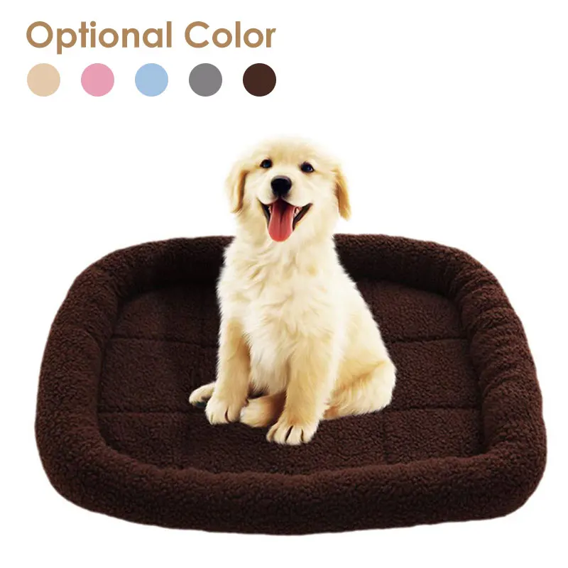 

New Pet Mat Cat Dog Bed Winter Warm Fleece Soft Sleeping Lounger Dog House Washable For Small Medium Large Dogs Cat Kennel