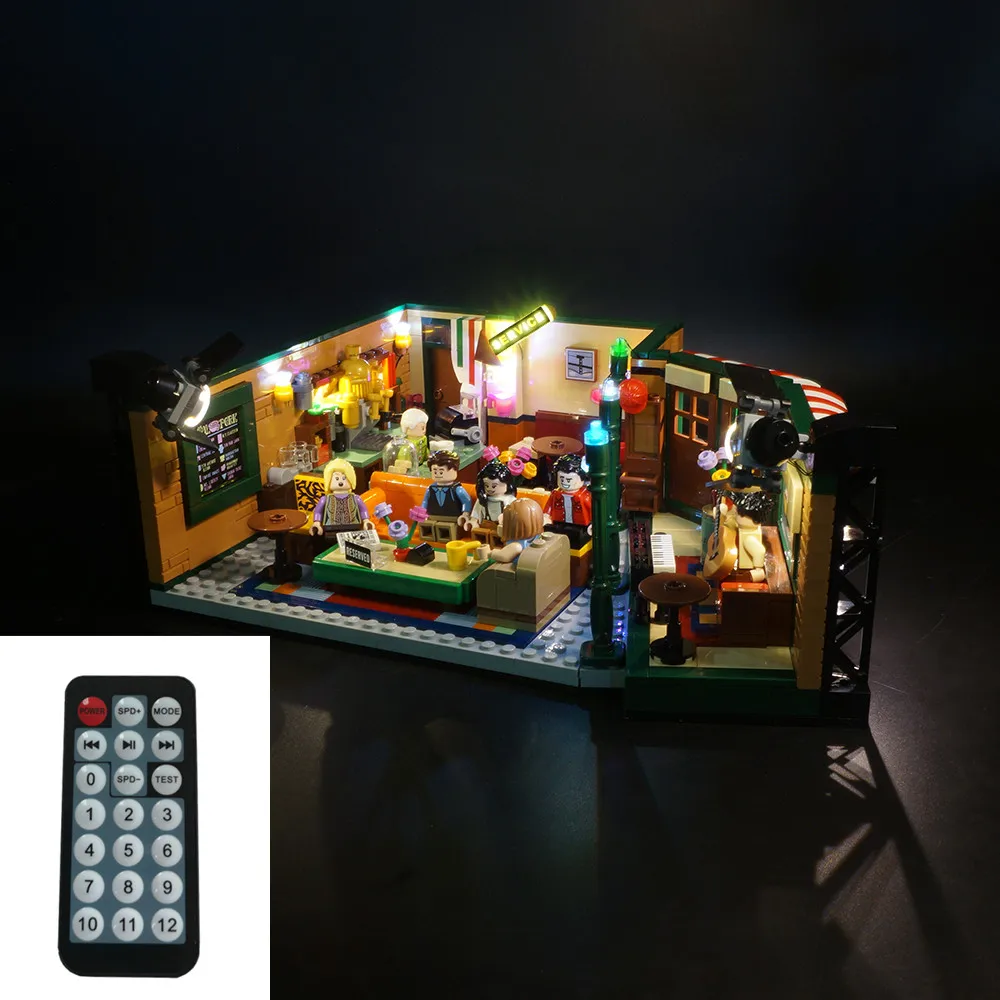 Online HA CONDOTTO LA Luce Kit Per il 21319 la serie televisiva amici coffee shop (solo la luce incluso)