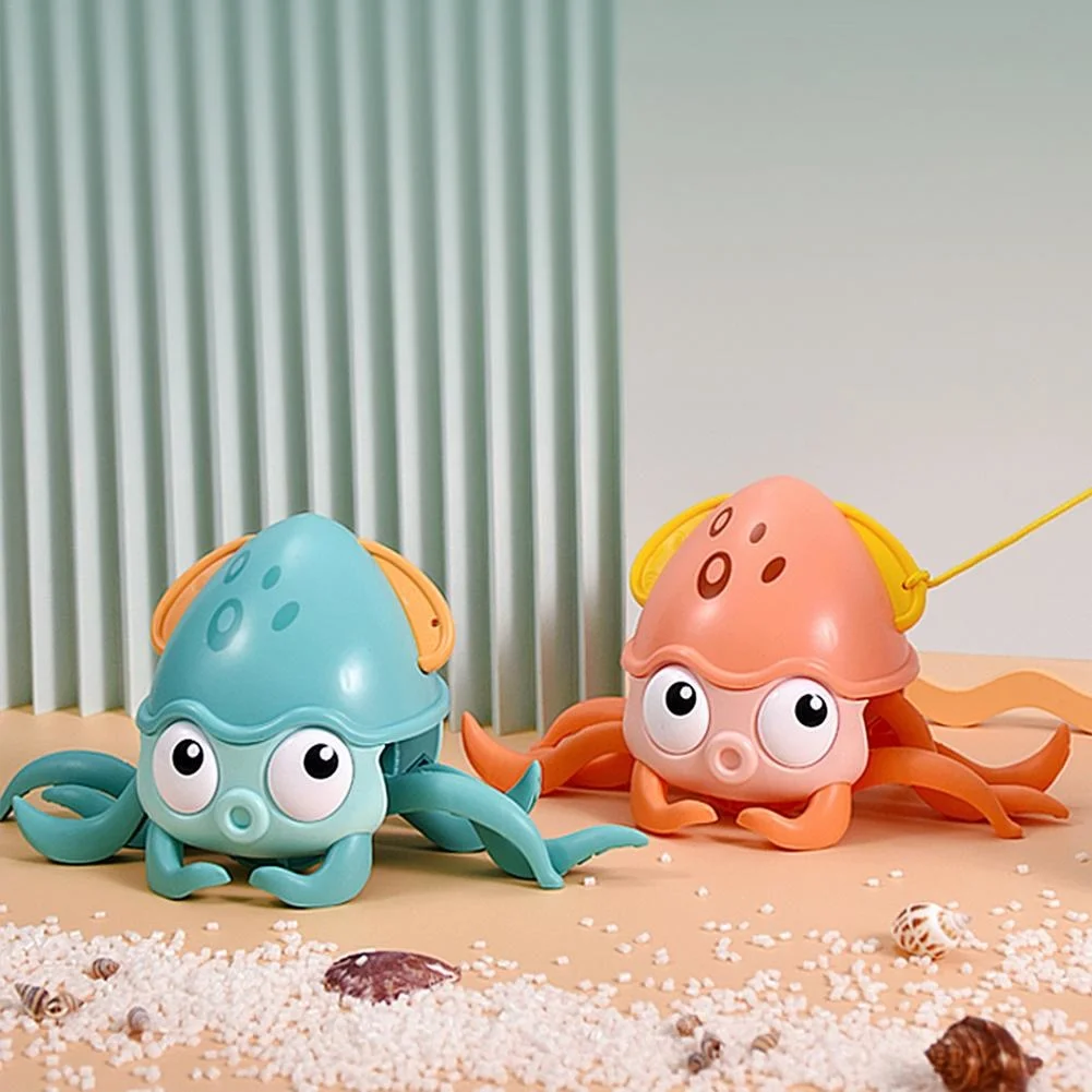 Children's 2-in-1 Octopus bath toys clock games bathtub beach bright | Игрушки и хобби