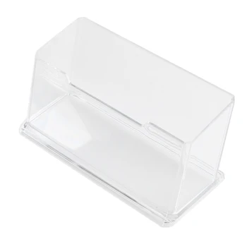

New Clear Desktop Business Card Holder Display Stand Acrylic Plastic Desk Shelf