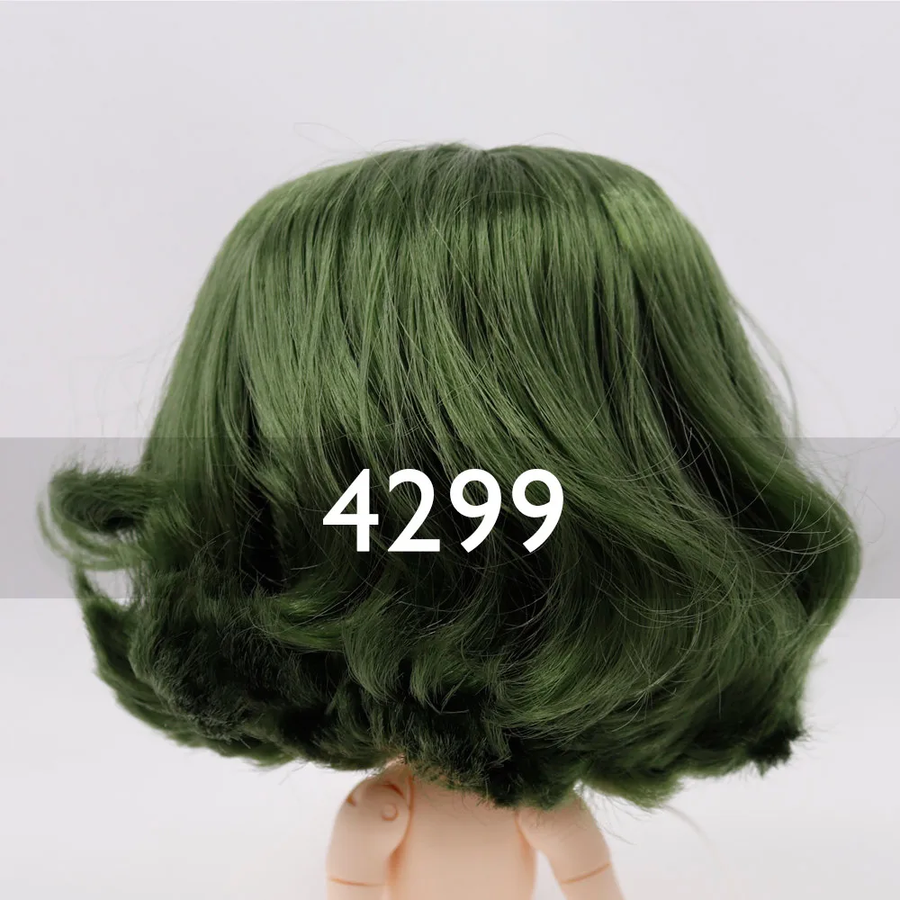 RBL Blyth Doll Scalp Wigs  Green Mint Blue Hair Series Including the Hard Endoconch 12