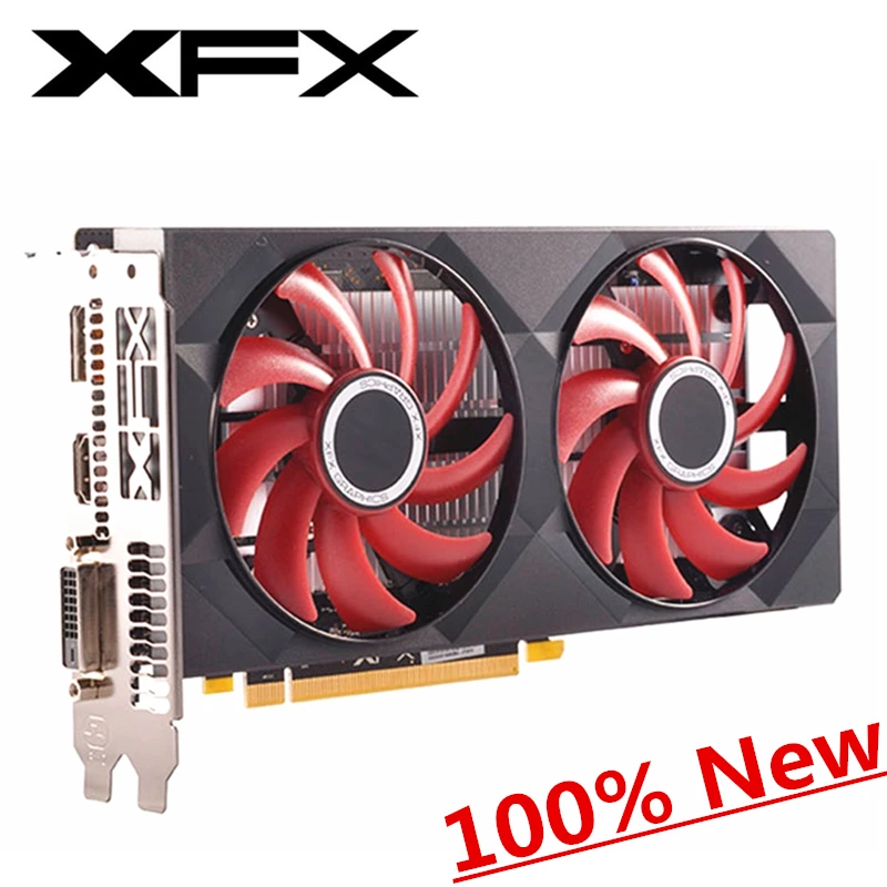 latest graphics card for pc 100% New XFX RX 550 2GB Graphics Cards GPU AMD Radeon RX550 2G Video Desktop PC Computer Game Videocards Screen Map VGA DVI HDMI gpu computer