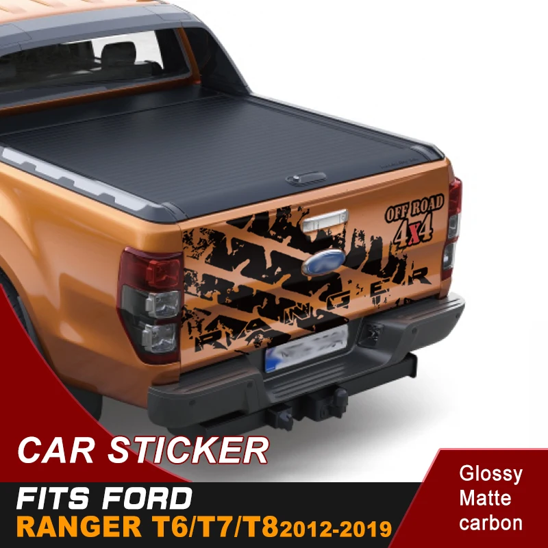Ford Ranger Truck EDGE Bed Side Decal Sticker Set Replacement 4x4 set of 3