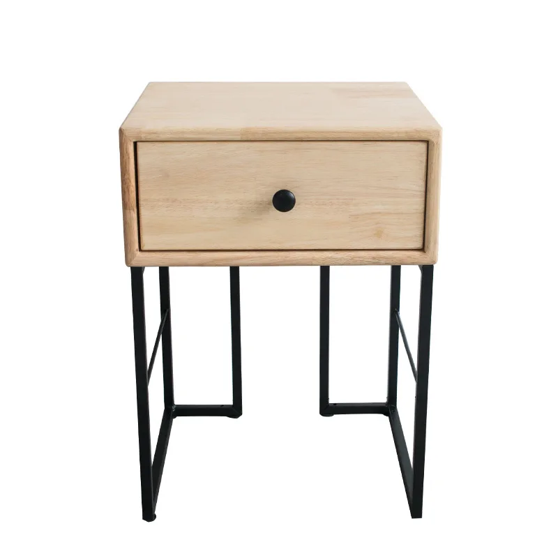 JOYLIVE Bedside Table Nordic Simple Modern Net Red INS Wind Bedroom Solid Wood Bedside Cabinet Locker Small Apartment