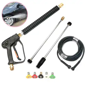 

3000 PSI High Pressure Power Car Washer Spray G un Water Washer 8m Hose with 5 Tips For Cleaner Watering Lawn Garden