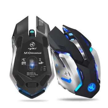 

Gaming Mouse Wireless Rechargeable Optical Mouse Gamer Mice Ergonomic Design RGB Breathing Light for PC Desktop Laptop