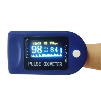 

Digital Fingertip Pulse Oximeter LED Display Blood Oxygen Sensor Saturation SpO2 Monitor Measurement Meter Portable