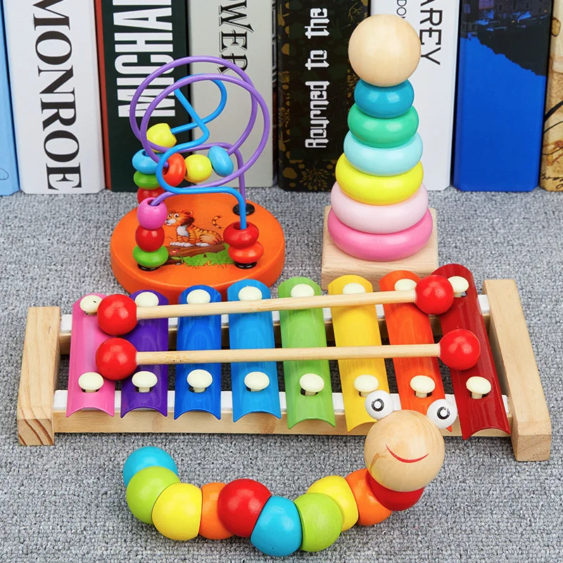 

Bead-stringing Toy Educational Toy Baby Beaded Bracelet 1-2 a Year of Age 3-Year-Old Women's Children Mainland China Bead-string