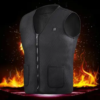 

Unisex Electric Heating Sleeveless Vest Heated Cloth Jacket USB Thermal Clothing