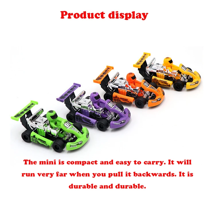 Racing Kunststoff Auto Power Kart Kinder Puzzle Spielzeug Fahrzeuge Auto FormeYB 