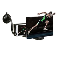 2 в 1 мобильный телефон высокой четкости проекционный Кронштейн регулируемый гибкий все углы телефон планшет держатель 3D HD экран Лупа