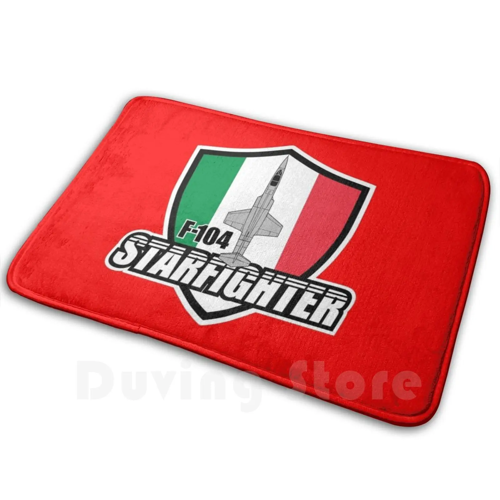 Italiano F - 104 Starfighter Tappeto Tappetino Cuscino Morbido Antiscivolo Italiano Air Force Militare Fighter Jet F104 F 104