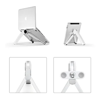 

Laptop Stand Holder Mount Adjustable Angle Portable Notebook Stand Laptop Support Cooling Stand Tablet Holder Folding Desk
