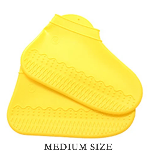 Yellow (medium code) Силиконовый водонепроницаемый чехол для обуви - Цвет: Yellow (medium code)
