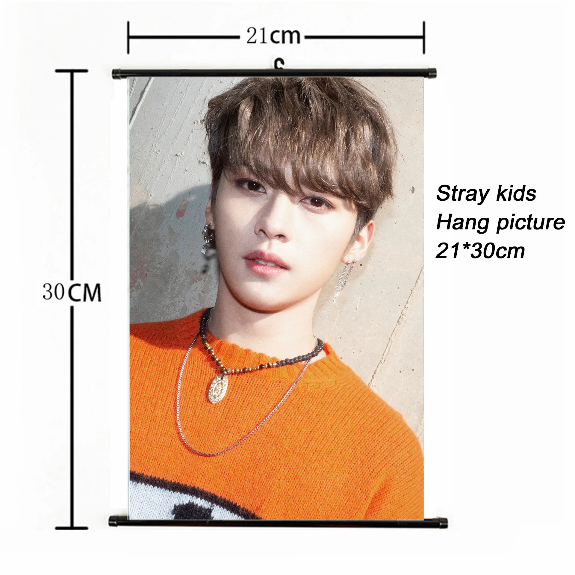 Модный Kpop Stray Kids have picture 21*30 см плакат stray kids MIROH альбом Фотокарта для фанатов Коллекция корейский Канцелярский набор - Цвет: SKD00812