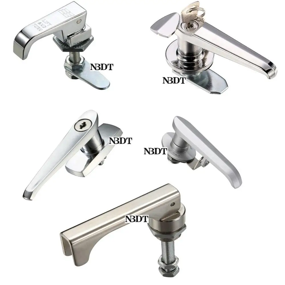 Zinc Alloy Lift Turn Cam Latch Lock With Handle Tool Box Steel Electric Cabinet