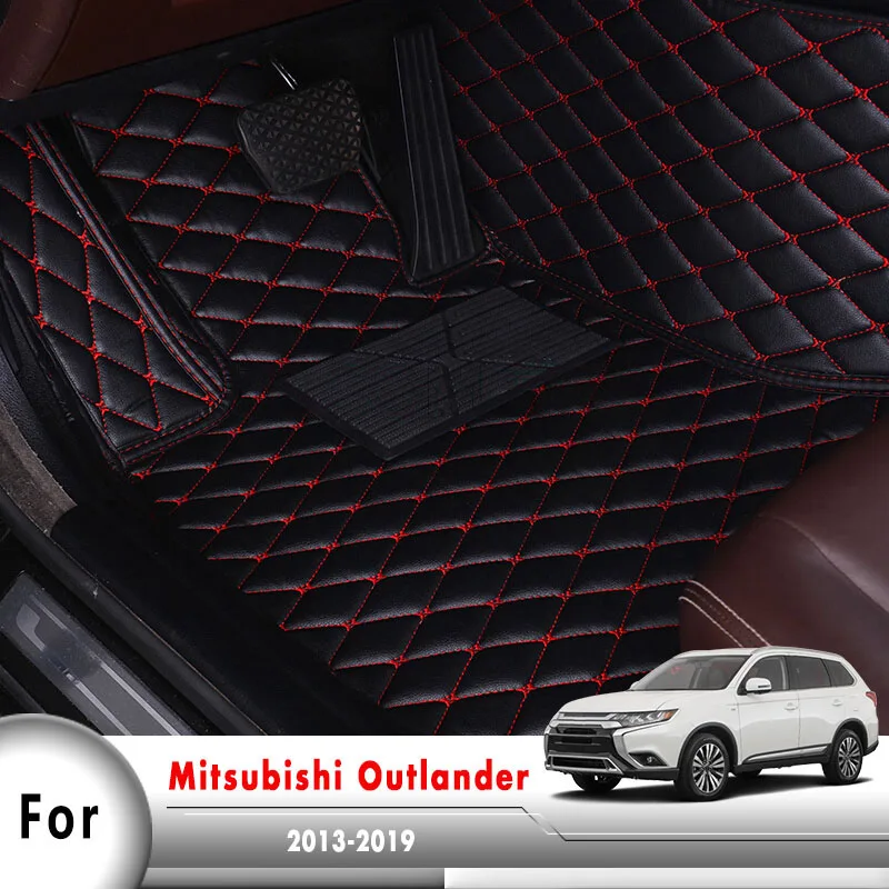 Автомобильные коврики для Mitsubishi Outlander 5 мест 2018 2017 2016 2015 2014 2013 авто интерьер ковры