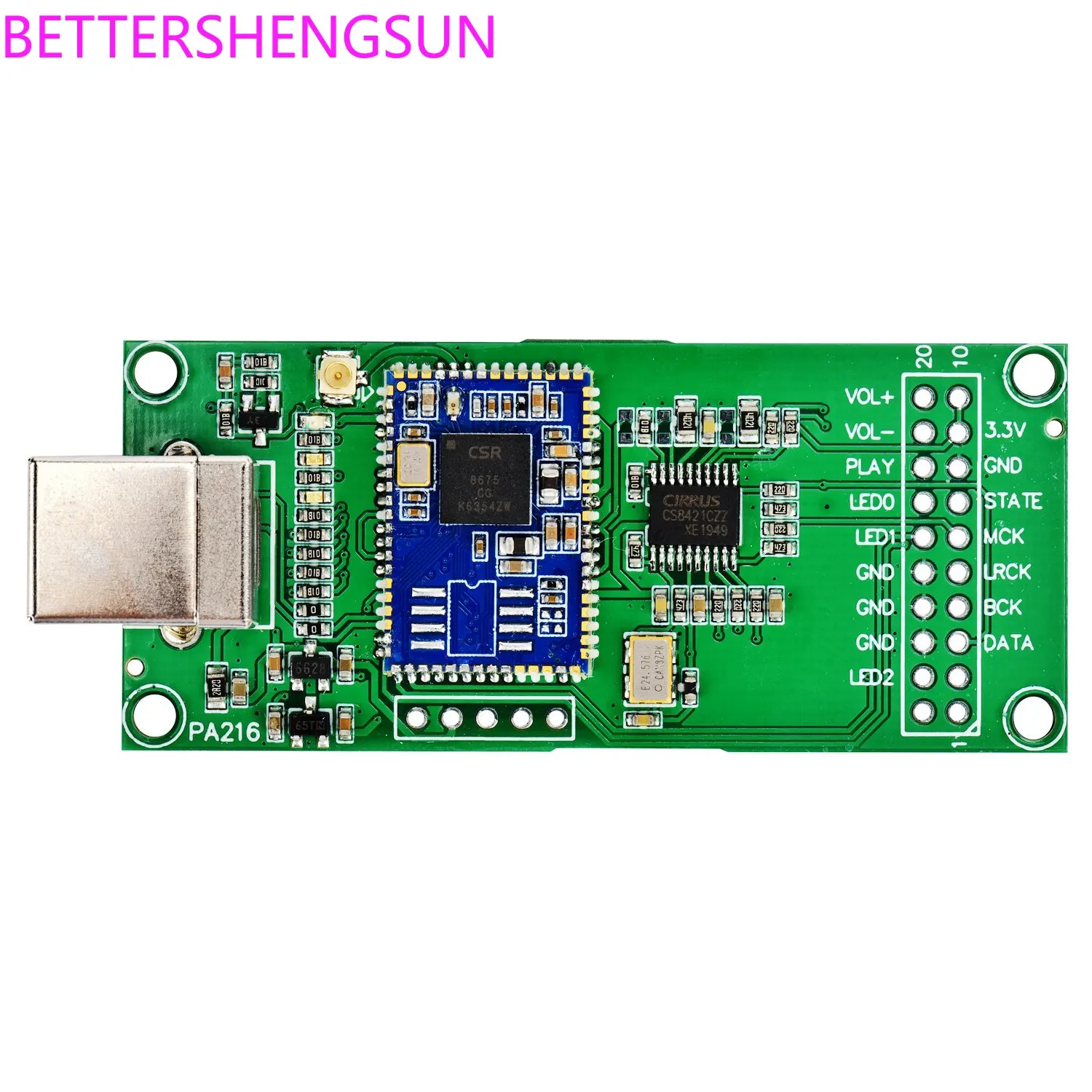 HIFI аудио модуль Fever lossless Bluetooth 5 0 I2S digital CSR8675 aptx-hd LDAC | Автомобили и мотоциклы