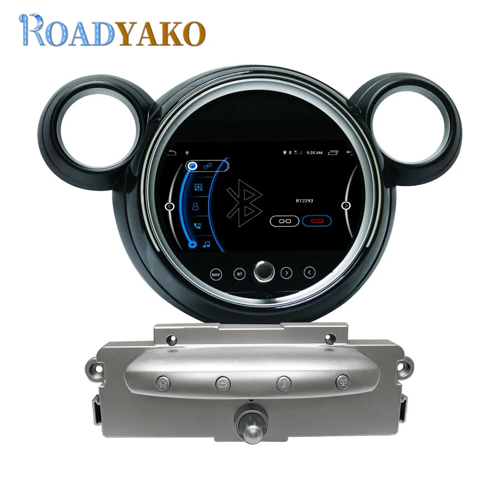 9 дюймов Android 9,0 автомобильный Радио 2G 32G dvd-плеер gps навигация четырехъядерный для Mini Cooper 2007- автомобильный Авторадио мультимедийный плеер