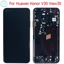 Ensemble écran tactile LCD avec châssis, 6.57 pouces, pour Huawei View 30 V30, Original=