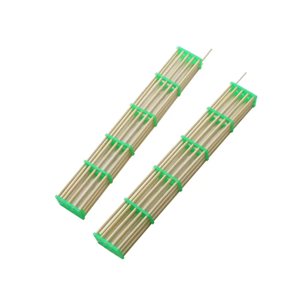 

30pcs Bamboo Queen Cage Five Plus Long Bee Beekeeping Tools Large space Cage Bee Royal Cage Bamboo