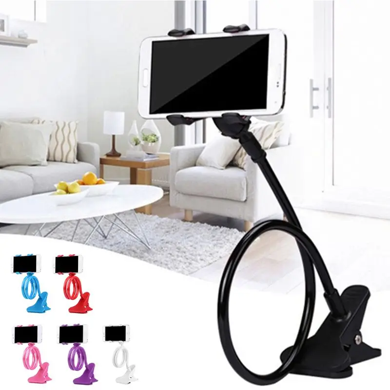 Mobile Lazy Bracket Two Clamp Flexible Phone Stand Holder for Cellphone Support Dropshipping Mobile Lazy Bracket Two Clamp Flexible Phone Stand Holder for Cellphone Support Dropshipping