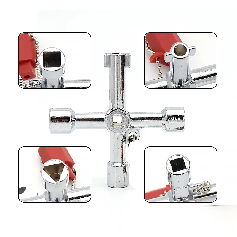 Multifunction Wrench Electric Control Cabinet Triangle Key Elevator Door Valve Hurried New Arrival Ratchet Set Ratchets | Инструменты