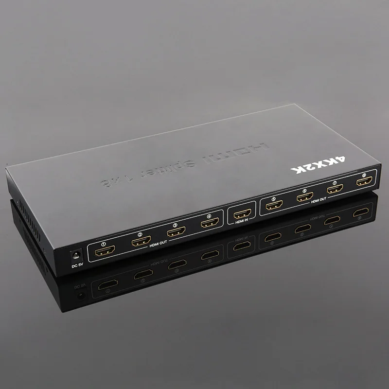 

Manufacturers Direct Selling HDMI Distributor Sub-Eight 4-k hd Video Distributor into Eight out Split-screen Device 8 Port