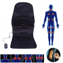 Car Seat Chair Massager Lumbar Neck Pad Multifunction Overload Protection Device Heated Massage Seat Intelligent Control Cushion