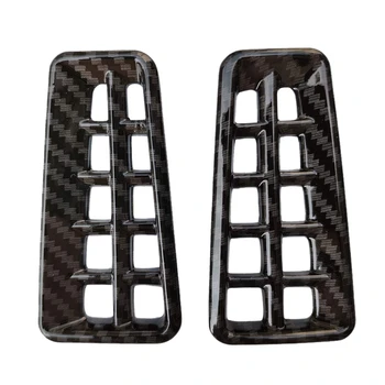 

Carbon Fiber Dashboard Air Vent Outlet Trim for Toyota RAV4 2016 Interior Instrument Air Outlet Frame for Toyota RAV4 2017 2018