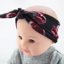 Детская эластичная повязка для волос с леопардовым узором и узлом в европейском и американском стиле для родителей и детей