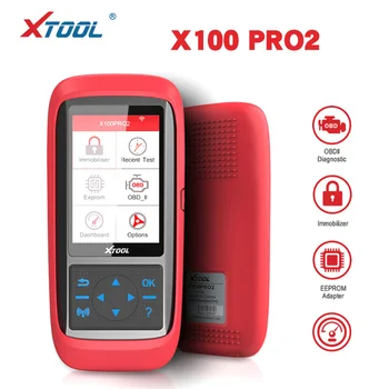 

XTOOL X100 Pro2 Auto Key Programmer Odometer Adjustment with EEPROM Adapter X100Pro Support Multi-language Scanner Free Update