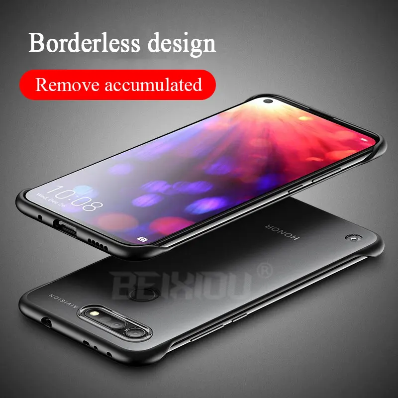 Чехол V20 для huawei Honor V20 View 20, матовый безрамочный чехол для телефона Honor V20, противоударный чехол без оправы, бесплатный ремешок с кольцом