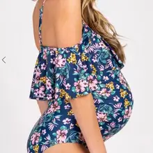 Европейский и американский стиль, Женский цельный бикини с принтом, международная торговля, популярный женский купальник